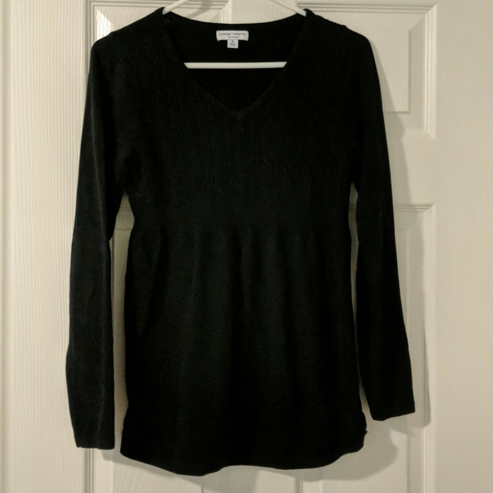 Black Maternity sweater
